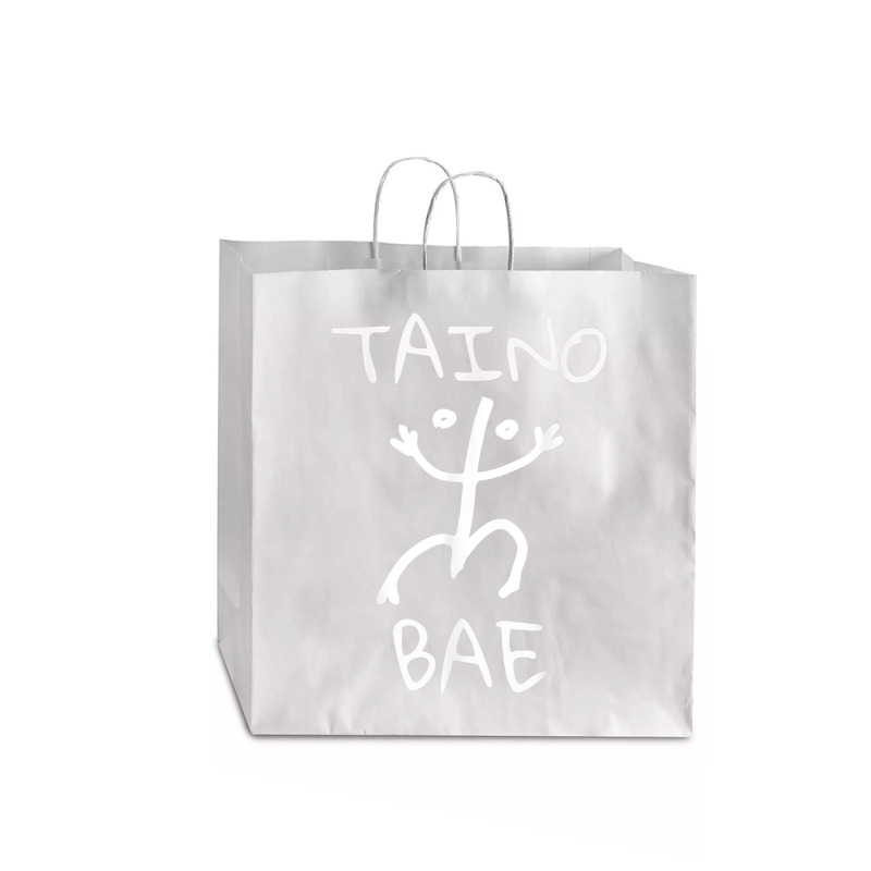 Taino Bae Tainos De Boriken Boricua Puerto Rican Taino Jumbo Paper Bag - 18 X 7 X 18 3/4 | Artistshot