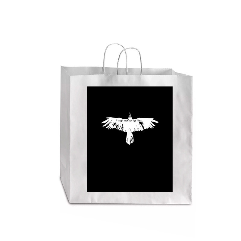 The Crow It Cant't Rain All The Time Jumbo Paper Bag - 18 X 7 X 18 3/4 | Artistshot