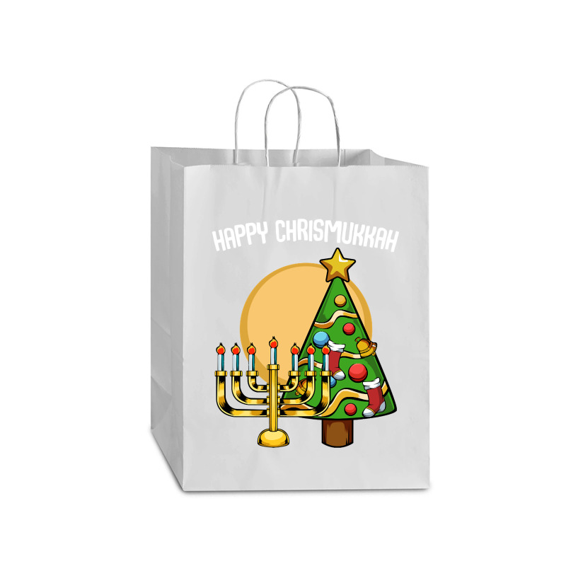 Happy Chrismukkah Christmas Hanukkah Channukah Mart Paper Bag -13 X 7 X 17 | Artistshot