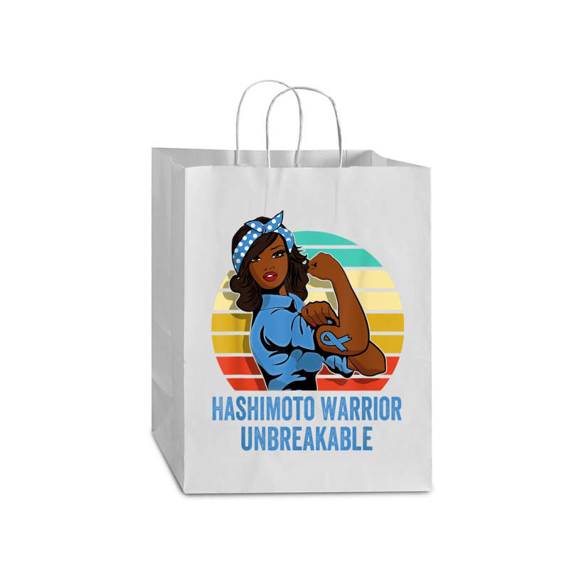 Hashimoto's Disease Warrior Shirt Unbreakable Mart Paper Bag -13 X 7 X 17 | Artistshot