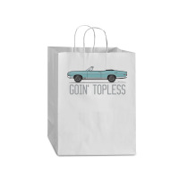 Goin Topless Tahoe Turquoise Mart Paper Bag -13 X 7 X 17 | Artistshot