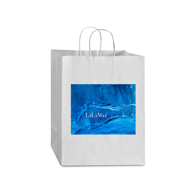 Hot Trend Sapphire Blue Mart Paper Bag -13 X 7 X 17 | Artistshot