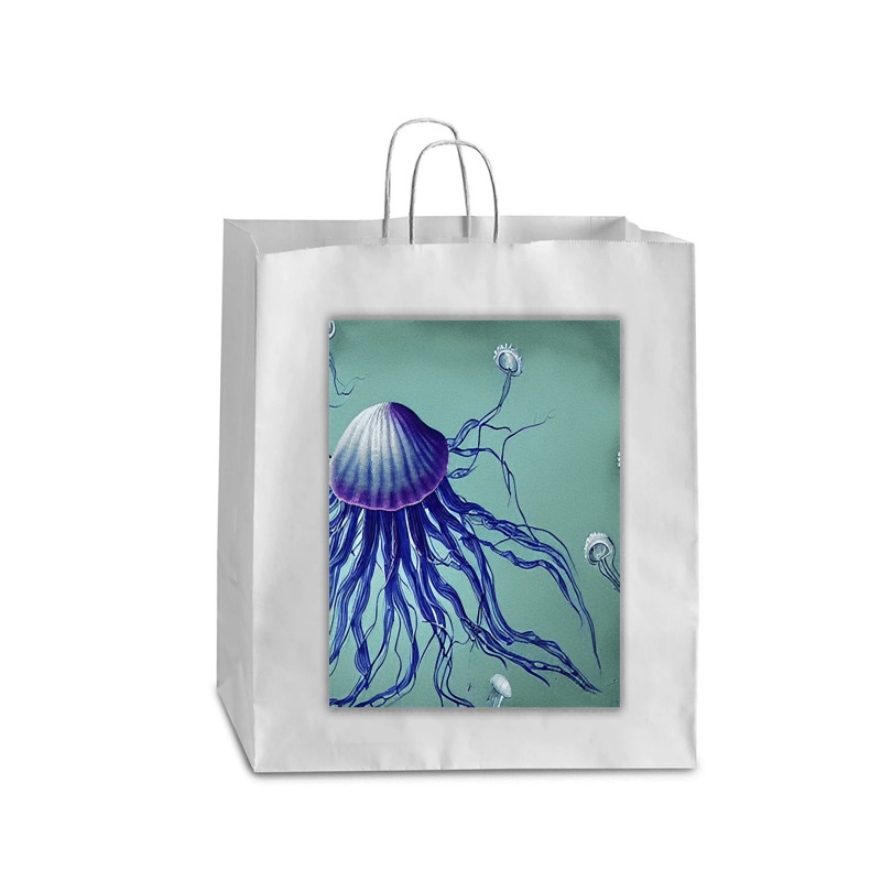 Jellyfish Artwork Digitalart Queen Paper Bag - 16 X 6 X 19 1/4 | Artistshot