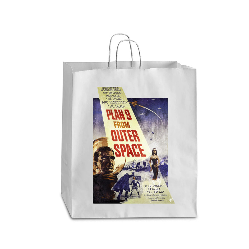 Plan 9 From Outer Space - Film Poster Queen Paper Bag - 16 X 6 X 19 1/4 | Artistshot