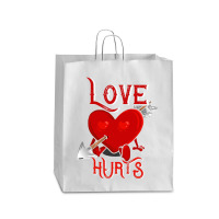 Cupid Arrow Love Hurts Valentines Day Queen Paper Bag - 16 X 6 X 19 1/4 | Artistshot