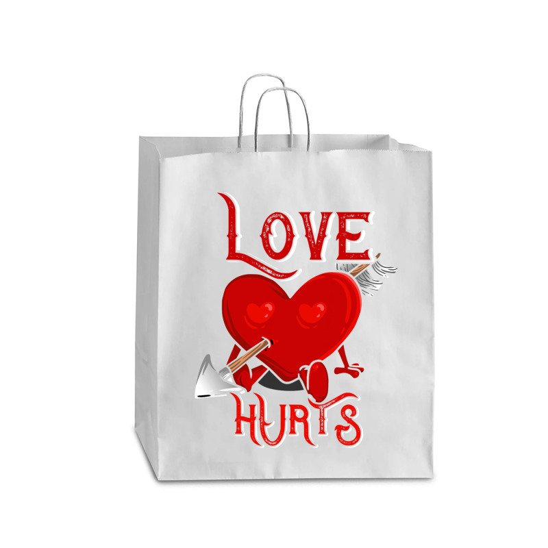 Cupid Arrow Love Hurts Valentines Day Queen Paper Bag - 16 X 6 X 19 1/4 | Artistshot