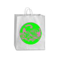 Giant Alligator Snapping Turtle - Japanese Style For Reptiles Lovers - Queen Paper Bag - 16 X 6 X 19 1/4 | Artistshot