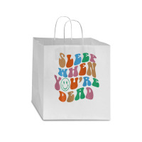 Sleep When You're Dead Aesthetic Trendy Costume 2022 Star Paper Bag - 13 X 7 X 13 | Artistshot