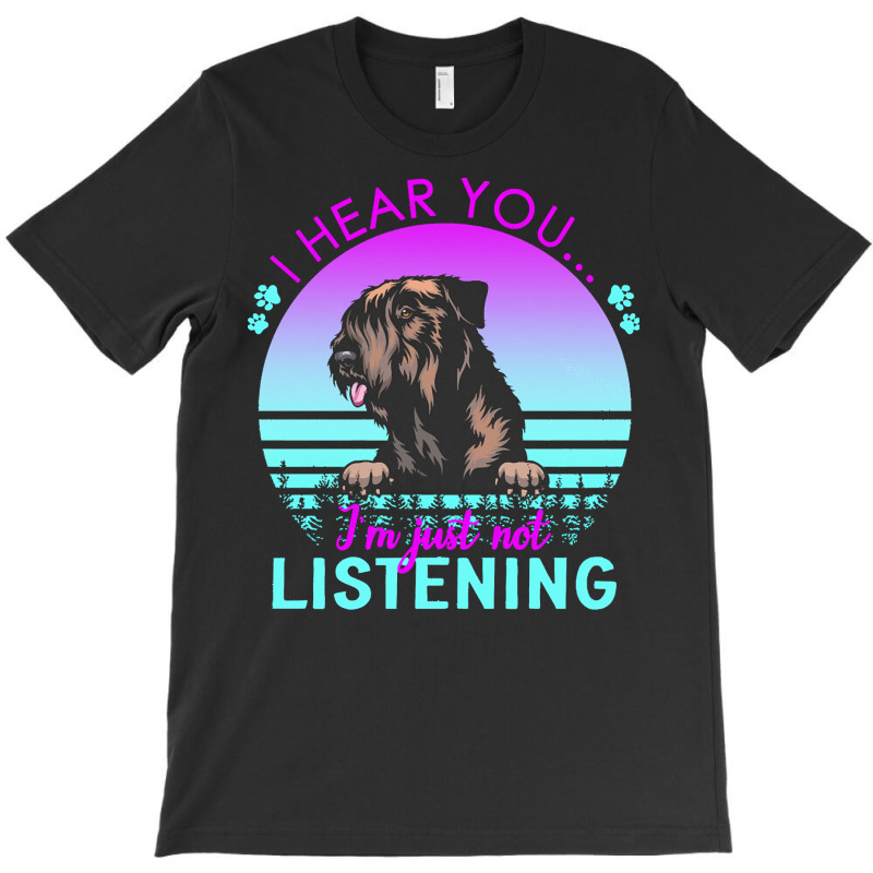 Czech Terrier T  Shirt I Hear You I'm Just Not Listening Czech Terrier T-shirt | Artistshot