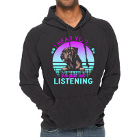 Czech Terrier T  Shirt I Hear You I'm Just Not Listening Czech Terrier Vintage Hoodie | Artistshot