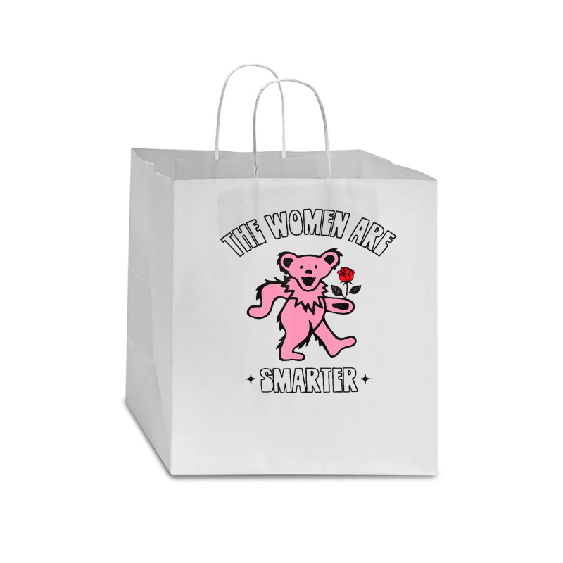 The Women Are Dancing Bear Smarter Star Paper Bag - 13 X 7 X 13 | Artistshot