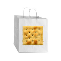 White Saltine Soda Cracker Take Out Paper Bag - 14 X 10 X 15 1/2 | Artistshot