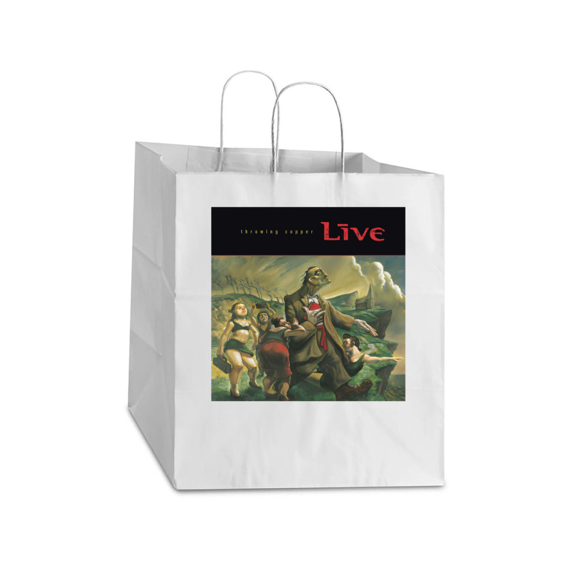 Throwing Copper Take Out Paper Bag - 14 X 10 X 15 1/2 | Artistshot