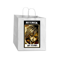 Female Titan-czuun Take Out Paper Bag - 14 X 10 X 15 1/2 | Artistshot