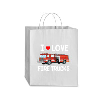 I Love Fire Trucks Toddler Kids Traveler Paper Bag -13 X 6 X 15 3/4 | Artistshot