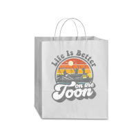 Life Is Better On The Toon Pontoon Boat Boating Traveler Paper Bag -13 X 6 X 15 3/4 | Artistshot