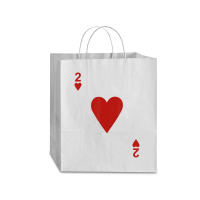 Two Of Hearts Blackjack Cards Poker 21 2 Traveler Paper Bag -13 X 6 X 15 3/4 | Artistshot