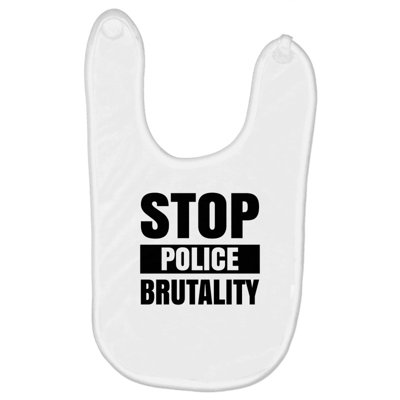 Stop Police Brutality Baby Bibs | Artistshot