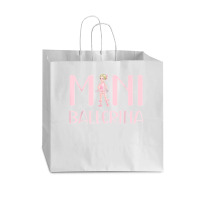 Mini Ballerina Girl Ballet Dancing Kids Dance Cute Dancer Vogue Paper Bag - 16 X 6 X 12 | Artistshot