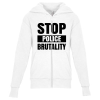 Stop Police Brutality Youth Zipper Hoodie | Artistshot