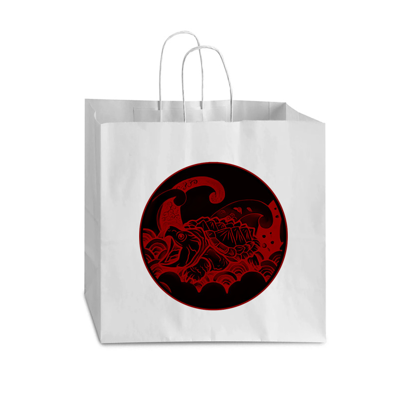 Giant Alligator Snapping Turtle - Japanese Style For Reptiles Lovers - Vogue Paper Bag - 16 X 6 X 12 | Artistshot