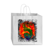 Asian Chinese Japanese Dragons Design T Shirt Vogue Paper Bag - 16 X 6 X 12 | Artistshot