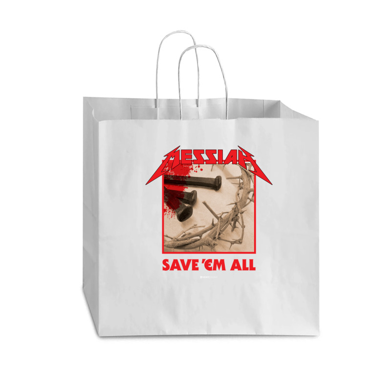 Messiah Save 'em All (heavy Crusade) Vogue Paper Bag - 16 X 6 X 12 | Artistshot