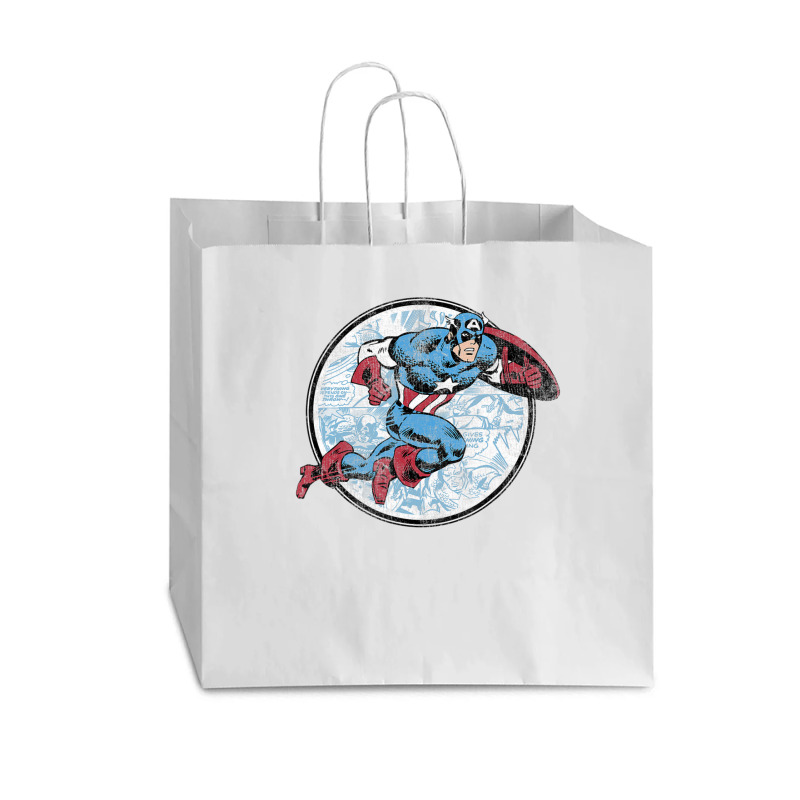 Cap.tain America Battle Vogue Paper Bag - 16 X 6 X 12 | Artistshot