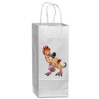 Creature Catcher - Egg Thief Wine Paper Bag - 5 1/2 X 3 1/4 X 13 | Artistshot