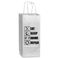 Eat, Sleep, Anime, Repeat!!!!!! Wine Paper Bag - 5 1/2 X 3 1/4 X 13 | Artistshot