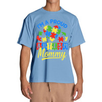 Proud Autism Mommy Awareness Mother Autistic Urban Heavy T-shirt | Artistshot