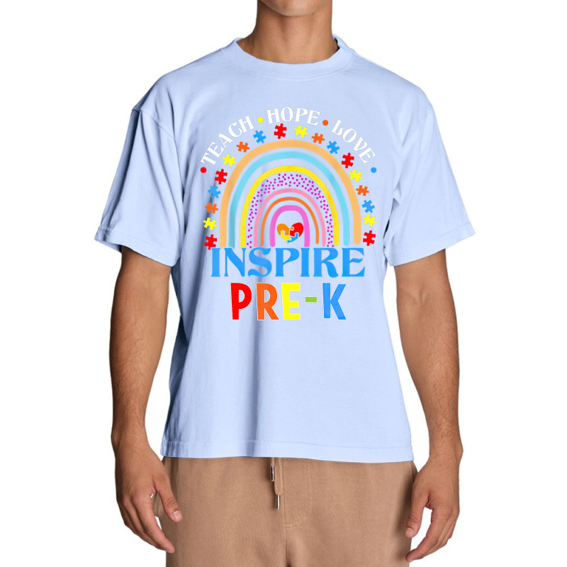 Teach Hope Love Inspire Pre Urban Heavy T-shirt by LeiThompson | Artistshot