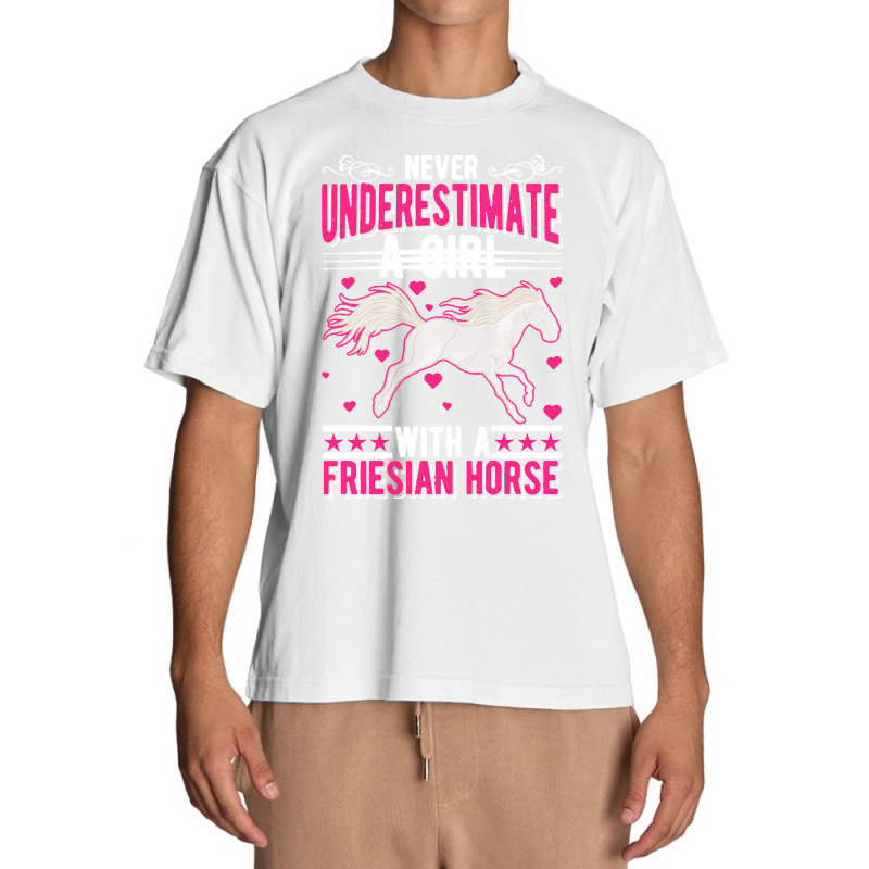 Friesian Horse  Shirt Friesian Horse Girl   783 Urban Heavy T-shirt | Artistshot