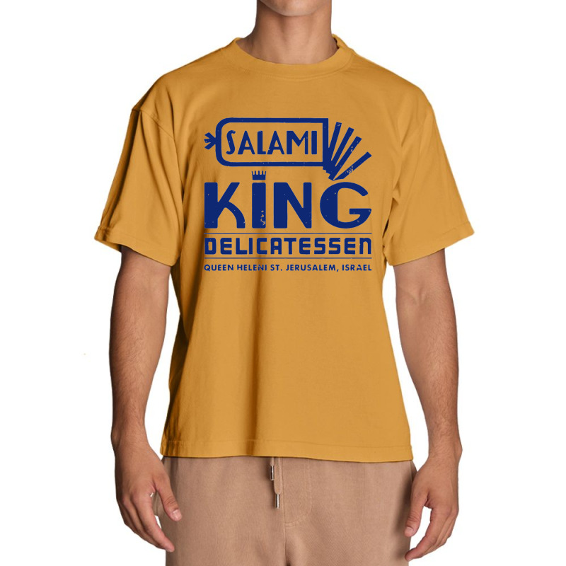 Salami King Jewish Deli T Shirt Jerusalem Israel T Shirt Delicatessen Urban Heavy T-shirt | Artistshot