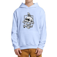 Vintage Skull With Bird Urban Pullover Hoodie | Artistshot