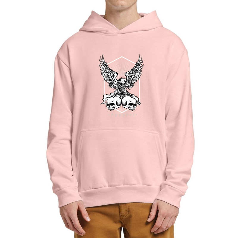 Vintage Eagle With Skull Urban Pullover Hoodie | Artistshot