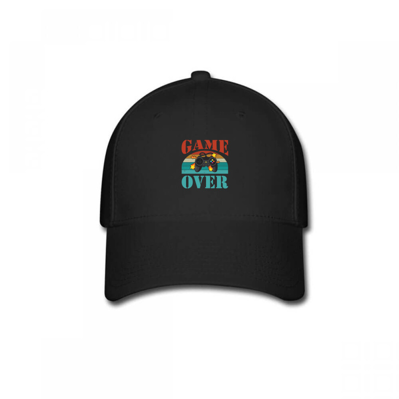 Game Over 1 Baseball Cap by RodneyAbernathy | Artistshot