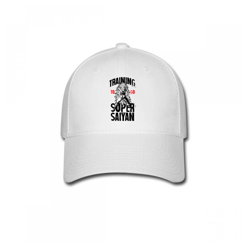 Training To Go Super Saiyan Grey Baseball Cap by bummercaught | Artistshot