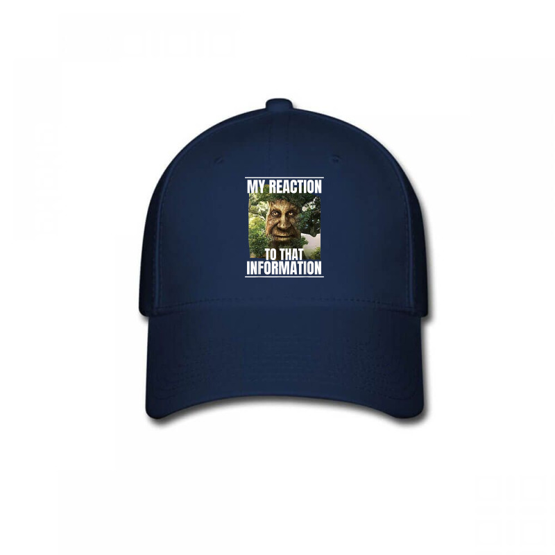 Mens My Reaction To That Information Wise Mystical Oak Tree Meme Baseball Cap by Fashzilla | Artistshot