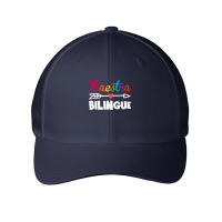 Maestra Bilingue Spanish Teacher Appreciation Gift For Women Mesh Cap | Artistshot