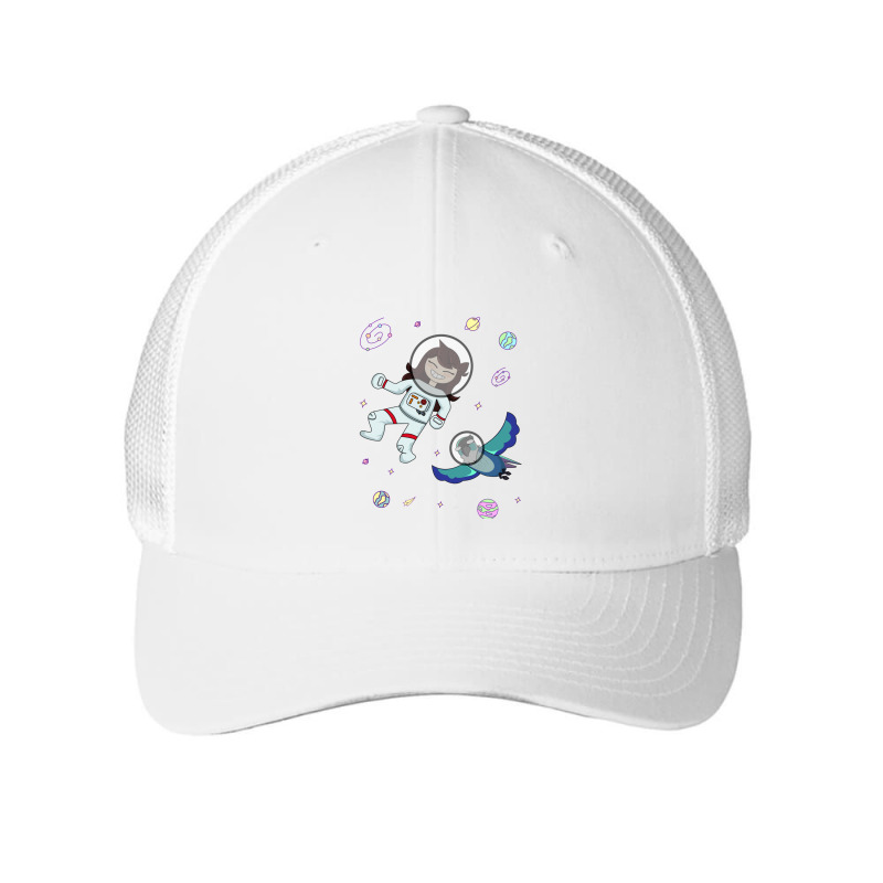 Jaiden Animations Astronaut Surrounded By Bird, Stars And Planets, Hav Mesh cap by MICHAELMOLINA | Artistshot