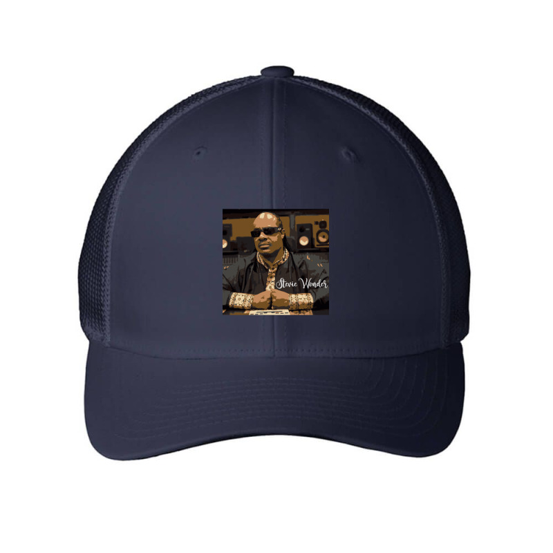 C:\users\dell\desktop\l2\chung 7\stevie Wonder Stevie Wonder Art ,stev Mesh Cap | Artistshot