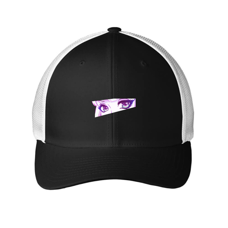 Anime Eyes (purple) Mesh Cap | Artistshot