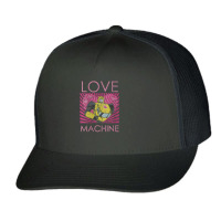 Transformers Bumblebee Valentines Day Love Machine V-neck Trucker Cap | Artistshot