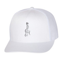 Musical Note Guitar Trucker Cap | Artistshot