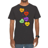 Day T  Shirt Art You Need Love Colorful Hearts Valentines Day T  Shirt Vintage T-shirt | Artistshot