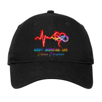 Nurse Autism Accept Understand Love Autism Awareness Adjustable Cap | Artistshot