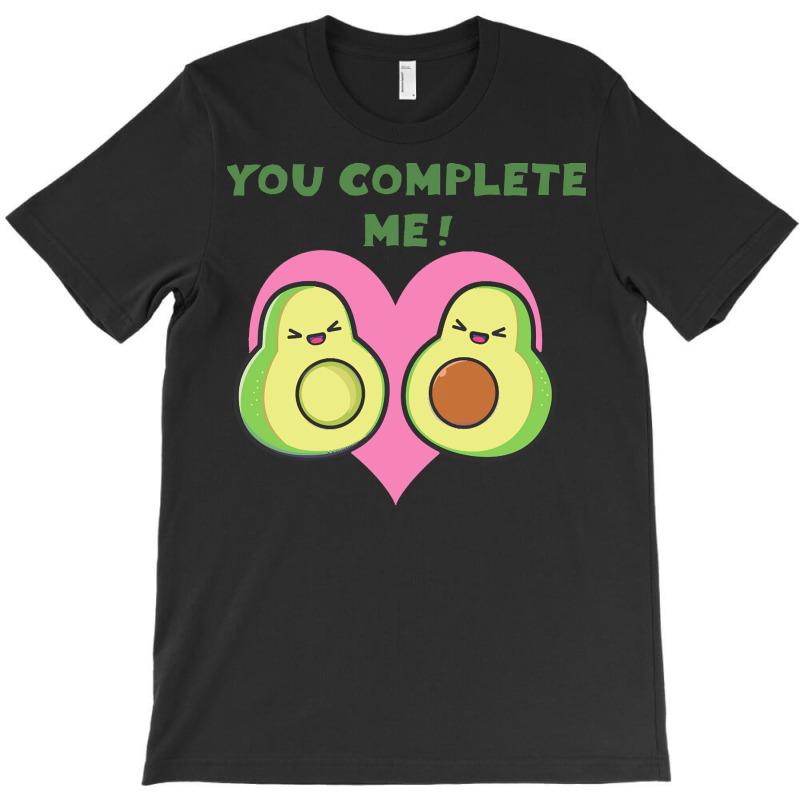 Day T  Shirt Complete Me Kawaii Avocado Hearts Valentines Day T  Shirt T-shirt | Artistshot