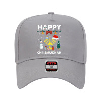 Happy Christmukkah Jewish Christmas Hanukkah Chanukah Adjustable Baseball Cap | Artistshot