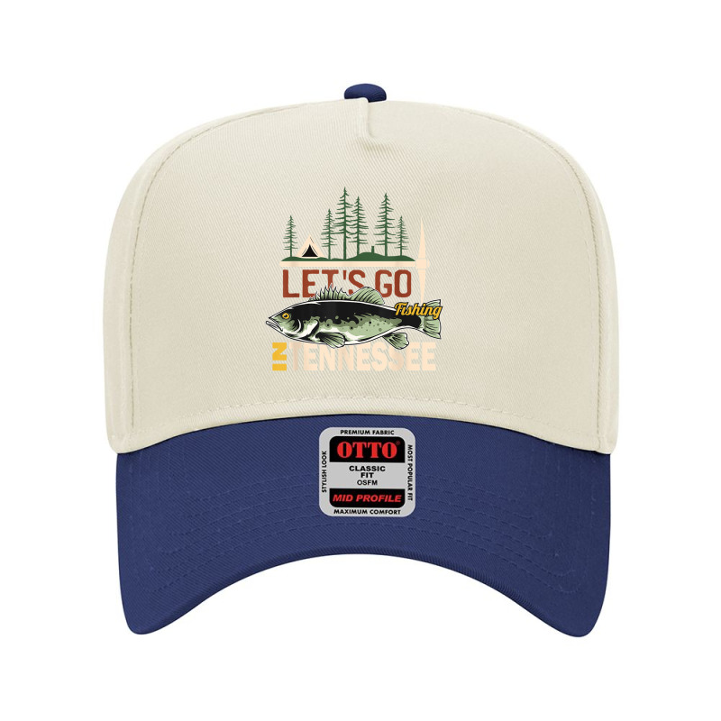 Fishing Camping Fishing In Tennessee Nature Tennessee Fishing Adjustable Baseball Cap by urethrapricey | Artistshot